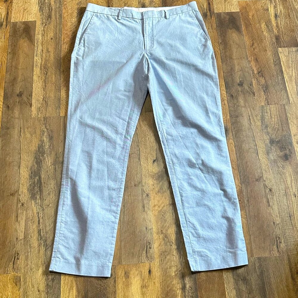 J.Crew Light Blue Chinos —100% Cotton — W34 L32 — Clean, Great Condition